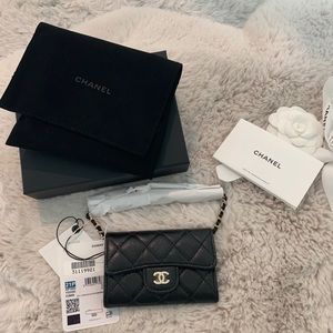 Authentic Chanel belt bag black full set NWT